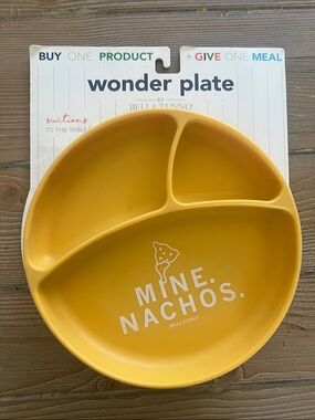 Bella Tunno Kids' Wonder Plate - Mustard Yellow